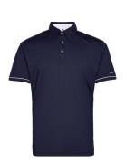 Barley Poloshirt Sport Polos Short-sleeved Blue Lexton Links