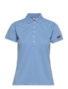 Evelyn Poloshirt Sport T-shirts & Tops Polos Blue Lexton Links