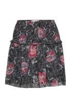 Rap Skirt Kort Nederdel Multi/patterned Noella