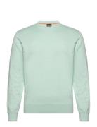 Kanovano Tops Knitwear Round Necks Blue BOSS