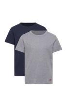 Levi's® Short Sleeve Crewneck T-Shirt 2-Pack Tops T-Kortærmet Skjorte ...