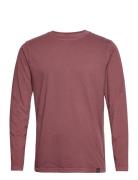 G/D Brand Carrier Tee L/S Tops T-Langærmet Skjorte Pink Shine Original