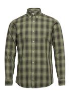Slhslimtheo Shirt Ls Tops Shirts Casual Green Selected Homme