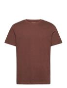 Slhaspen Mini Str Ss O-Neck Tee Noos Tops T-Kortærmet Skjorte Brown Se...