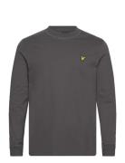 Relaxed Long Sleeve T-Shirt Tops T-Langærmet Skjorte Grey Lyle & Scott