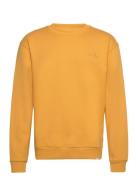 Crew Sweatshirt Tops Sweatshirts & Hoodies Hoodies Orange Les Deux