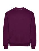 Crew Sweatshirt Tops Sweatshirts & Hoodies Hoodies Purple Les Deux