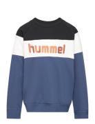 Hmlclaes Sweatshirt Sport Sweatshirts & Hoodies Sweatshirts Blue Humme...