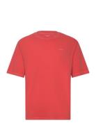 Sunfaded Ss T-Shirt Tops T-Kortærmet Skjorte Red GANT