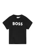Short Sleeves Tee-Shirt Tops T-Kortærmet Skjorte Black BOSS