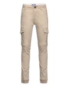 Jpstmarco Jjjoe Cuffed Jnr Bottoms Trousers Beige Jack & J S