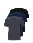 Tshirtvn 3P Classic Tops T-Kortærmet Skjorte Blue BOSS