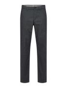 Slh175-Slim Miles Brushed Pant W Noos Bottoms Trousers Formal Grey Sel...