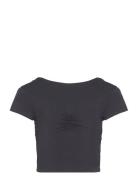 Viscose T-Shirt Tops T-Kortærmet Skjorte Black Rosemunde Kids