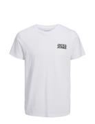 Jjecorp Logo Tee Ss O-Neck Noos Tops T-Kortærmet Skjorte White Jack & ...