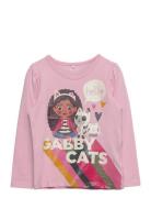 Nmfamira Gabby Ls Top Vde Tops T-shirts Long-sleeved T-Skjorte Pink Na...