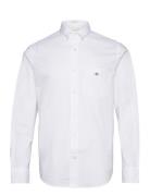 Reg Poplin Shirt Tops Shirts Casual White GANT