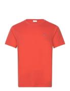 Reg Shield Ss T-Shirt Tops T-Kortærmet Skjorte Red GANT