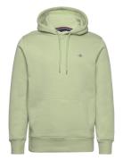 Reg Shield Hoodie Tops Sweatshirts & Hoodies Hoodies Green GANT