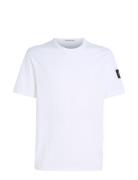 Badge Regular Tee Tops T-Kortærmet Skjorte White Calvin Klein Jeans