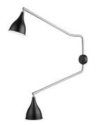 Le Six Double Arm Home Lighting Lamps Wall Lamps Black NORR11