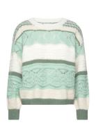 Onladina Life L/S Pullover Knt Noos Tops Knitwear Jumpers Green ONLY