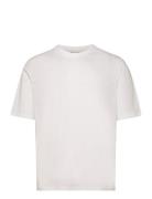Mid Sleeve T-Shirt Gots Tops T-Kortærmet Skjorte White Resteröds