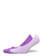 Puma Women Mesh Footie 2P Sport Socks Footies-ankle Socks Purple PUMA