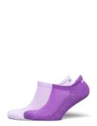 Puma Women Cushi D Sneaker 2P Sport Socks Footies-ankle Socks Purple P...