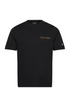 Collegiate T-Shirt Tops T-Kortærmet Skjorte Black Lyle & Scott
