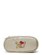 Pencilcase Accessories Bags Pencil Cases Gold Sofie Schnoor Young
