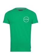 Hilfiger Roundle Tee Tops T-Kortærmet Skjorte Green Tommy Hilfiger