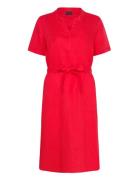 Casual Dress Knælang Kjole Red Brandtex