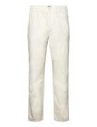Fine Twill Hektor Pants Bottoms Trousers Casual Cream Mads Nørgaard