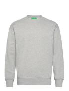Sweater L/S Tops Sweatshirts & Hoodies Sweatshirts Grey United Colors ...