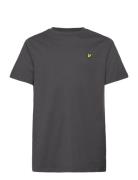 Plain T-Shirt Tops T-Kortærmet Skjorte Grey Lyle & Scott