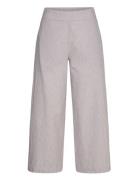 Philla-M Bottoms Trousers Wide Leg Beige MbyM