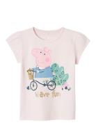 Nmfjasmine Peppapig Ss Top Cplg Tops T-Kortærmet Skjorte Pink Name It