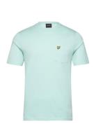 Pocket T-Shirt Tops T-Kortærmet Skjorte Blue Lyle & Scott