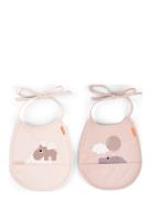 Tiny Pocket Bib 2-Pack Happy Clouds Powder Baby & Maternity Baby Feedi...