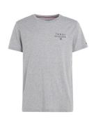 Cn Ss Tee Logo Tops T-Kortærmet Skjorte Grey Tommy Hilfiger