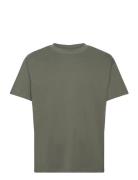 Sddanton Ss Tops T-Kortærmet Skjorte Green Solid