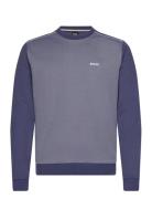 Tracksuit Sweatshirt Tops Sweatshirts & Hoodies Sweatshirts Blue BOSS
