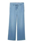 Tom Tailor Lea Wide Leg Tencel Bottoms Trousers Wide Leg Blue Tom Tail...