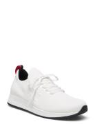 Tjm Elevated Runner Knitted Low-top Sneakers White Tommy Hilfiger