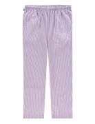 Lavender Stripes Pyjama Pants Pyjamas Nattøj Purple Pockies