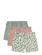 3-Pack - Swirls - Striped - Paisley Boxers Underwear Boxer Shorts Mult...