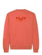 Logo Sweat O'neck Tops Sweatshirts & Hoodies Sweatshirts Red H2O