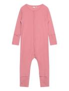 Jumpsuit Ls - Solid Langærmet Body Pink CeLaVi