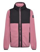 Fleece Jacket - W. Hood Outerwear Fleece Outerwear Fleece Jackets Pink...